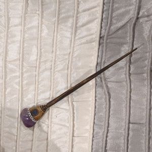 Amethyst hair 7-in hairpin